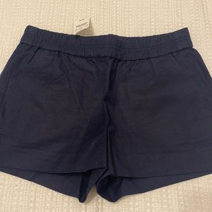 JCrew Shorts - new with tags! Size 4 NAVY